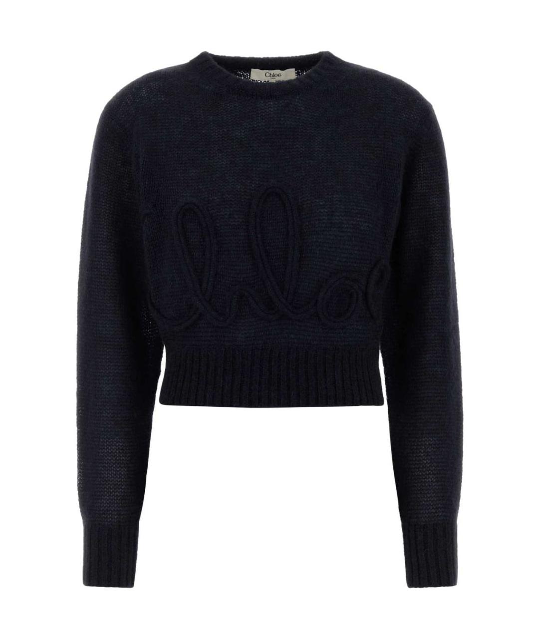 CHLOE Синий шерстяной джемпер / свитер, фото 1
