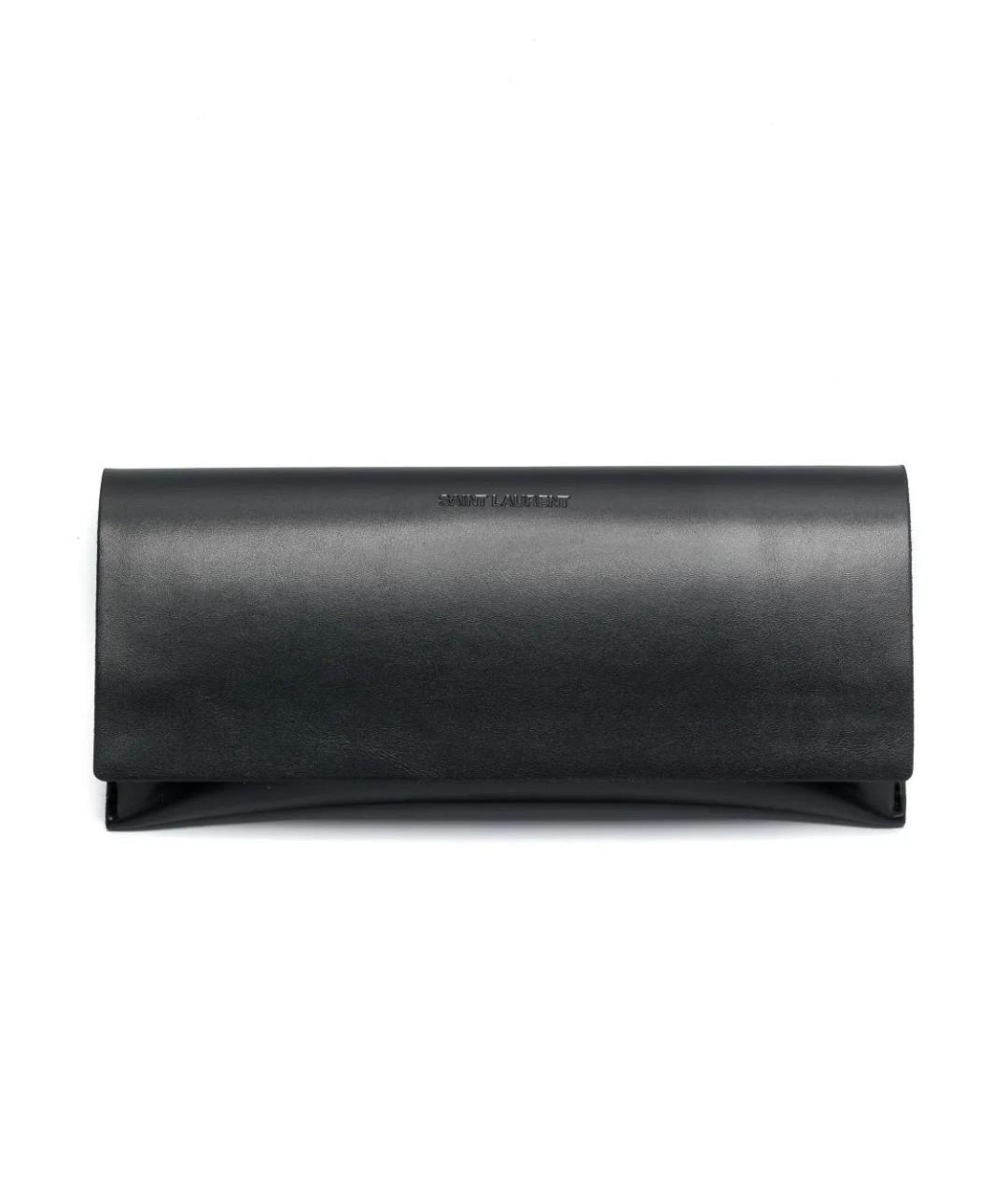 SAINT LAURENT Золотые металлические солнцезащитные очки, фото 4