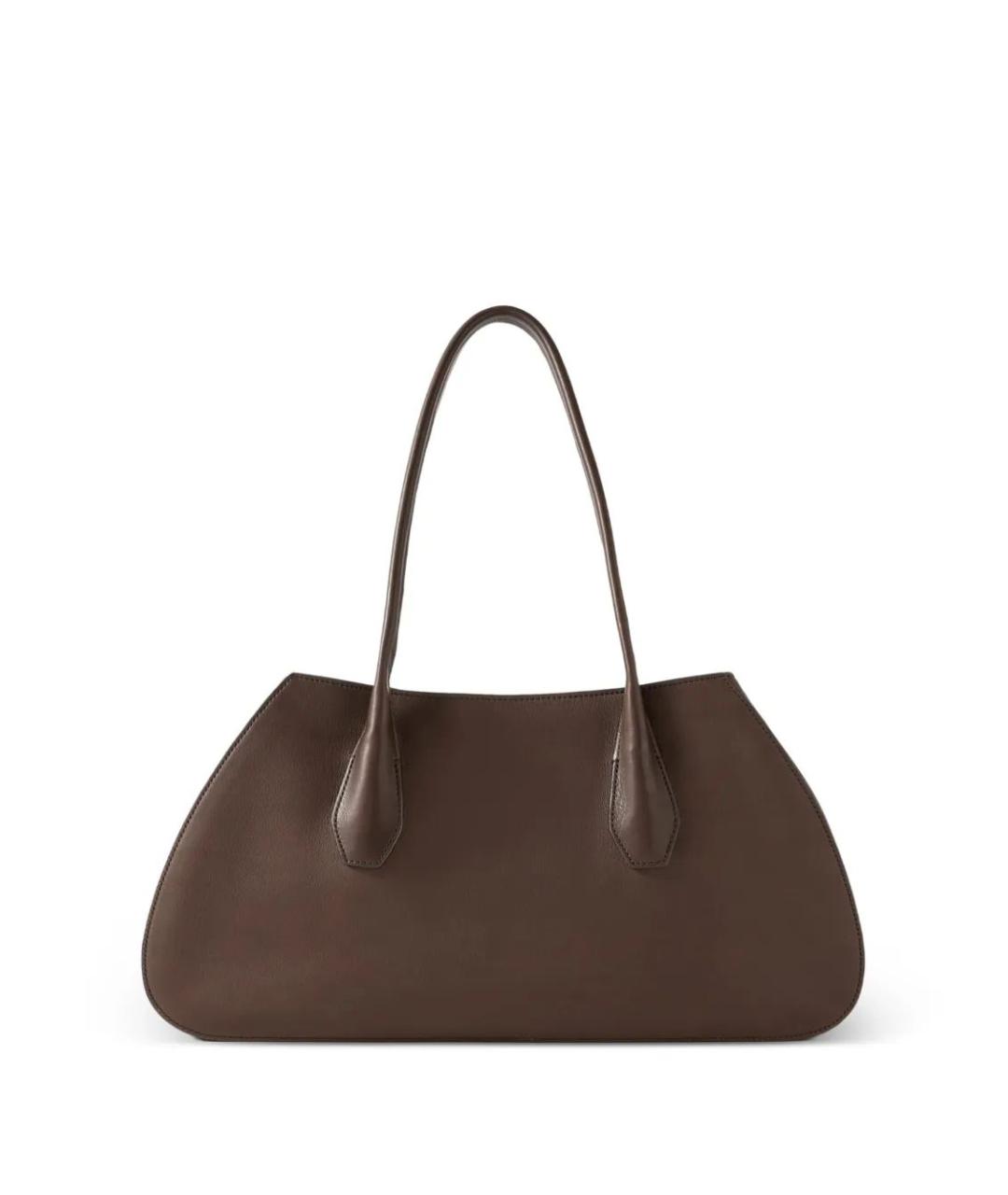THE ROW Коричневая кожаная сумка тоут, фото 2