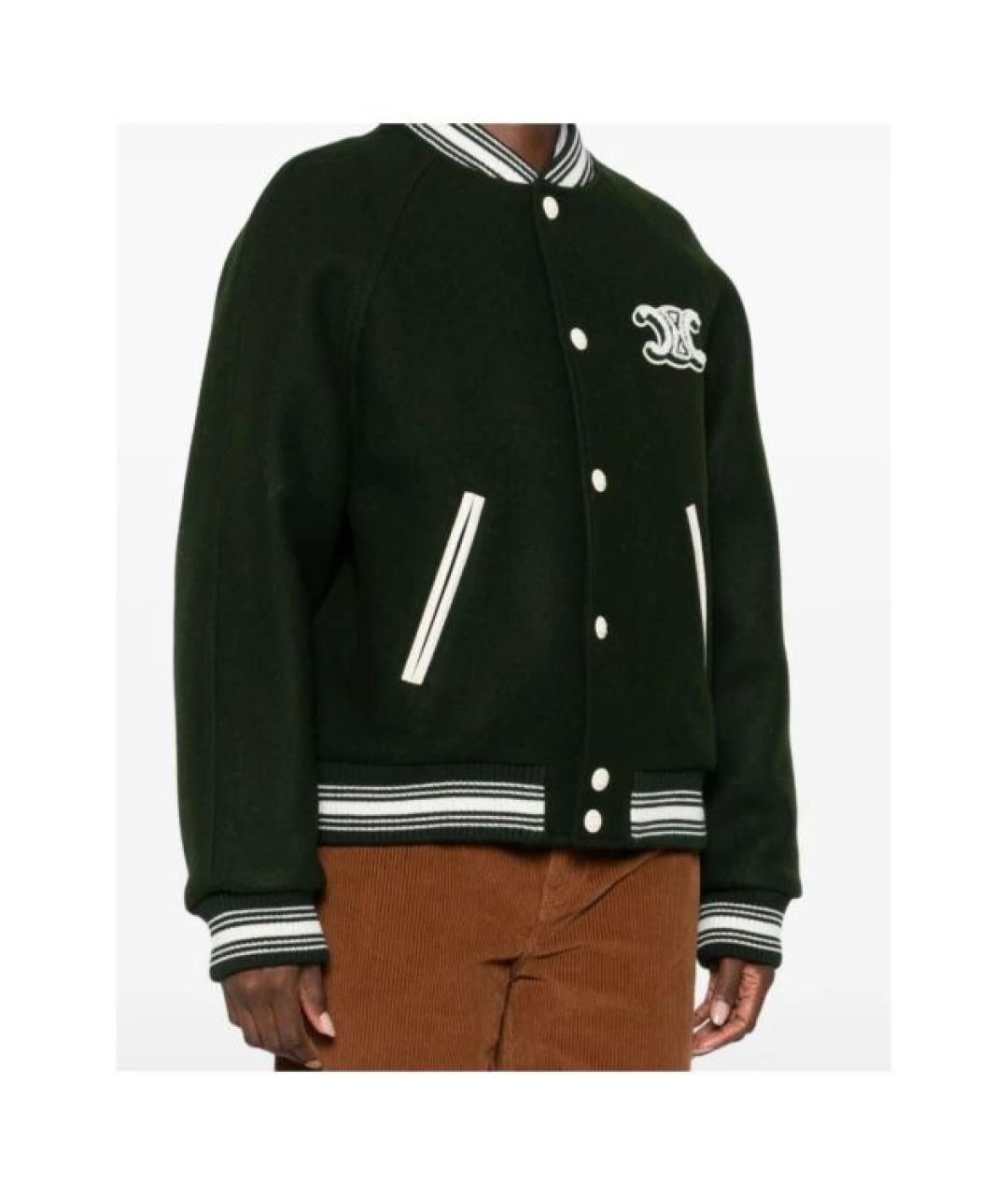 CELINE Зеленая куртка, фото 3