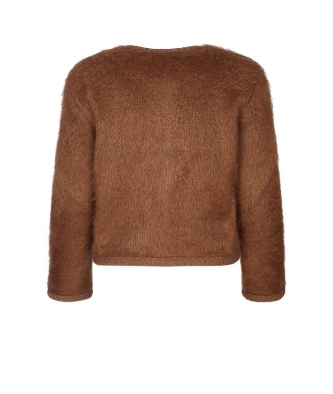 CELINE Коричневый шерстяной жакет/пиджак, фото 2