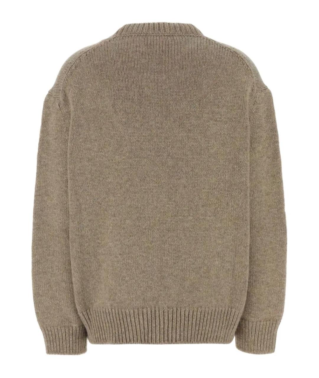 THE ROW Бежевый кашемировый джемпер / свитер, фото 2