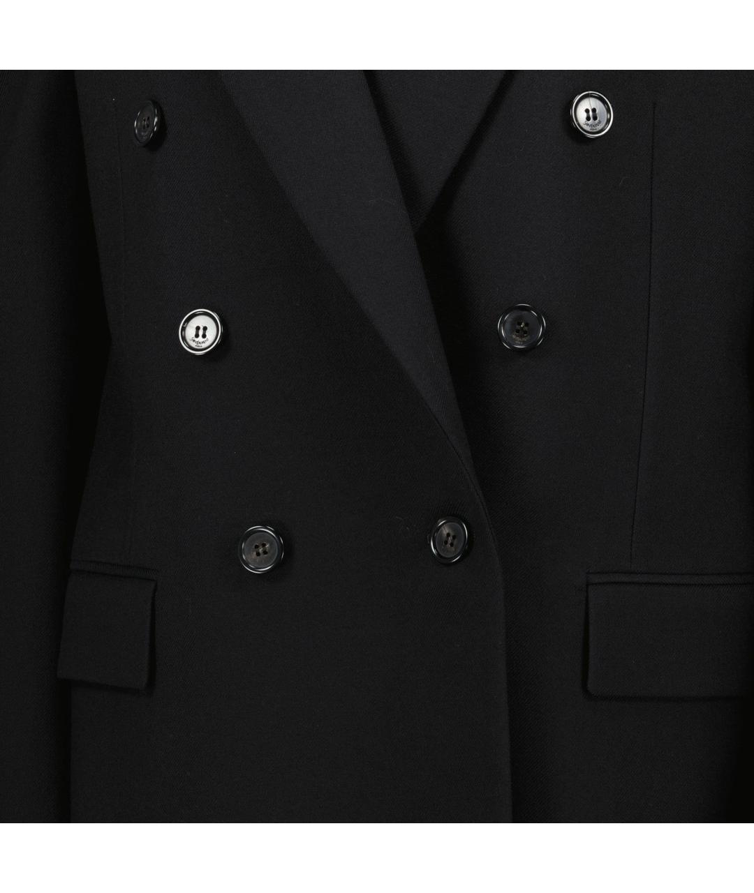 SAINT LAURENT Черный полиамидовый жакет/пиджак, фото 3