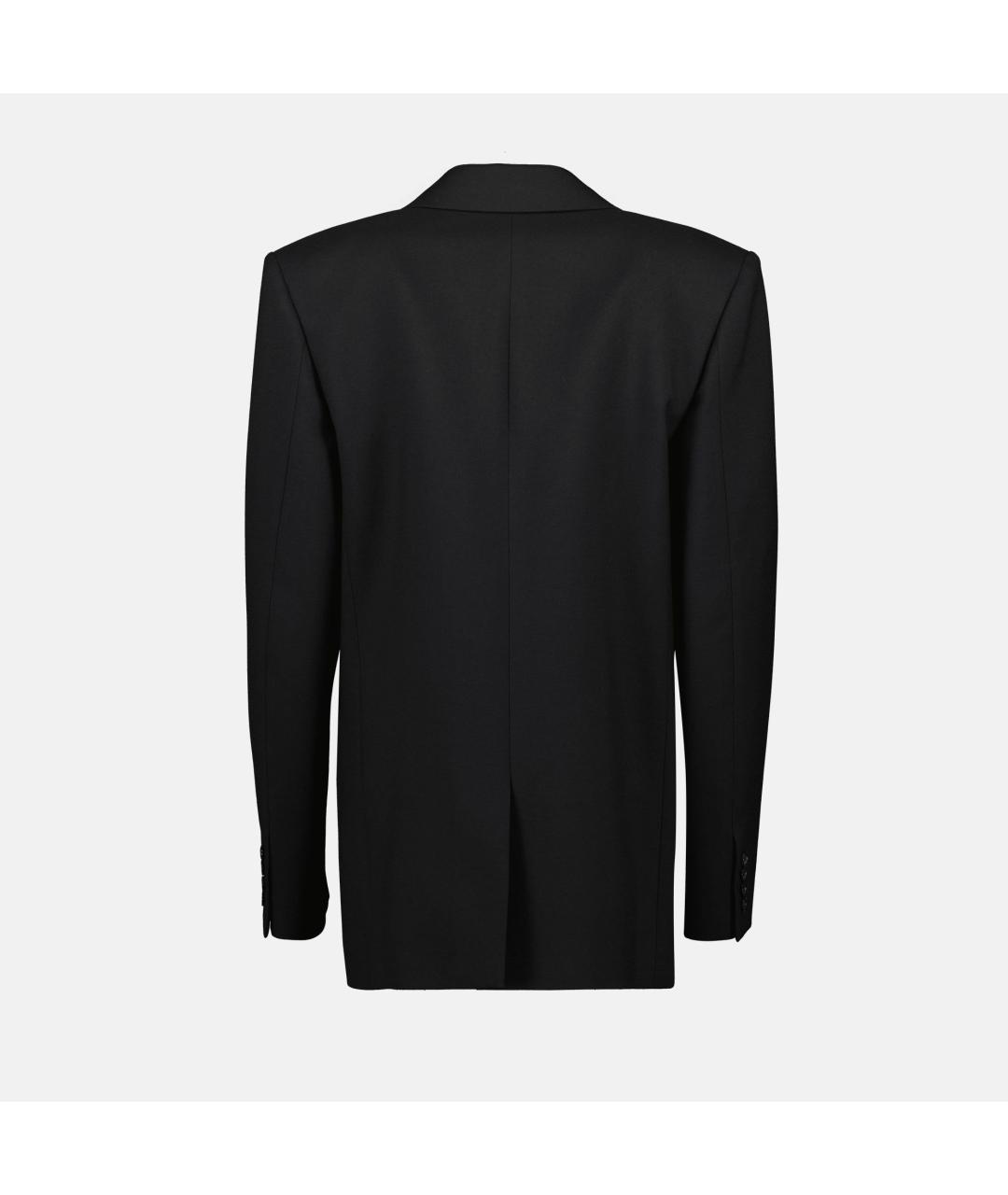 SAINT LAURENT Черный полиамидовый жакет/пиджак, фото 2
