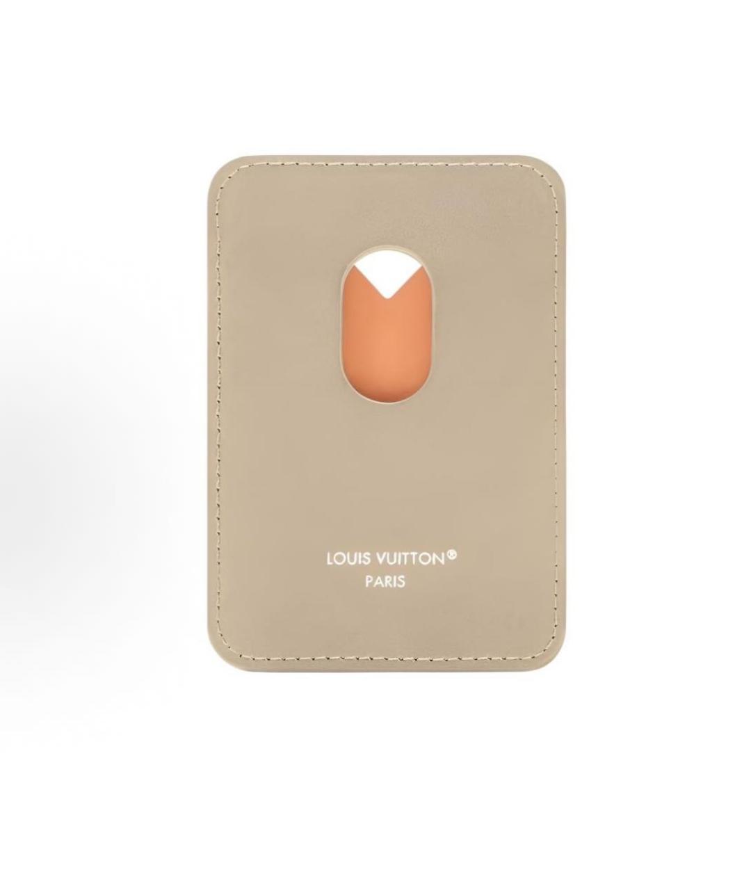 LOUIS VUITTON Бежевый кардхолдер, фото 3