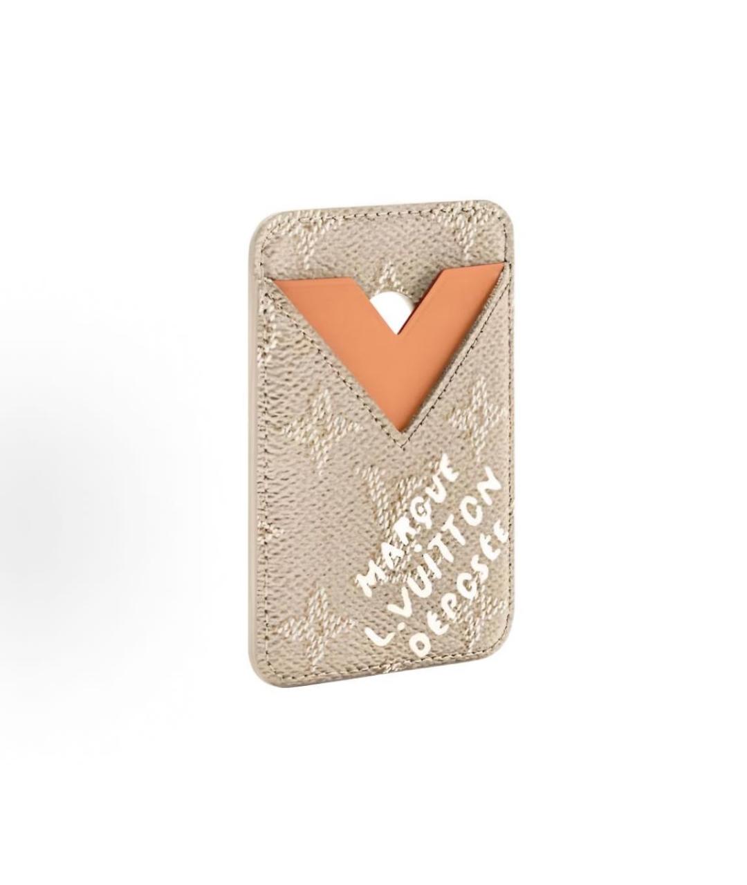 LOUIS VUITTON Бежевый кардхолдер, фото 2