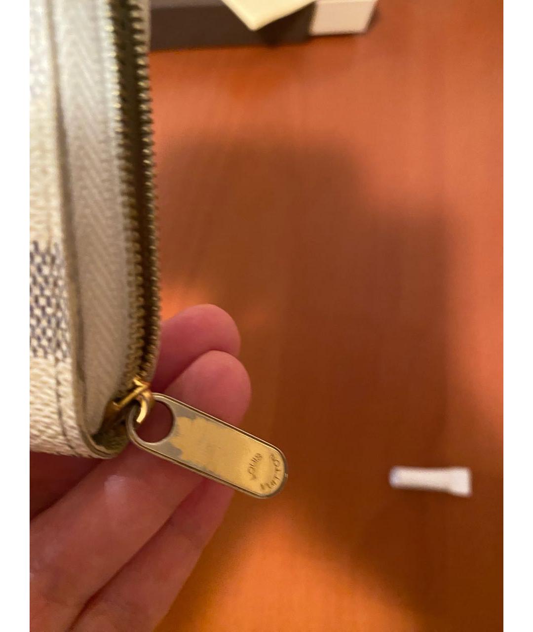 LOUIS VUITTON Белый кошелек, фото 5