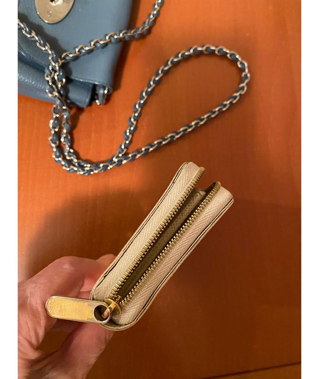 LOUIS VUITTON Белый кошелек, фото 7