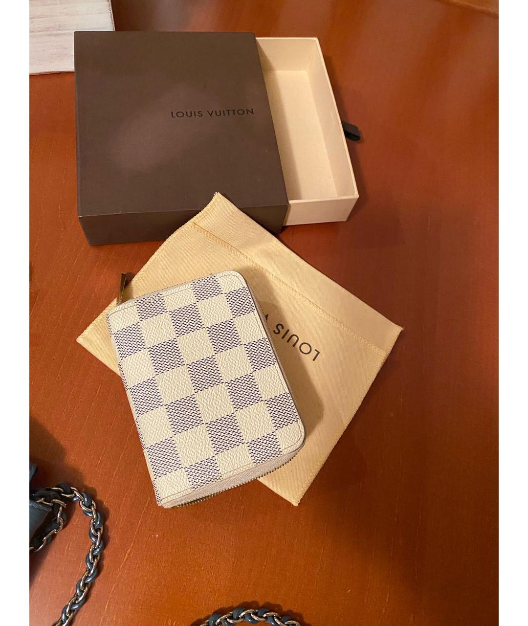 LOUIS VUITTON Белый кошелек, фото 4