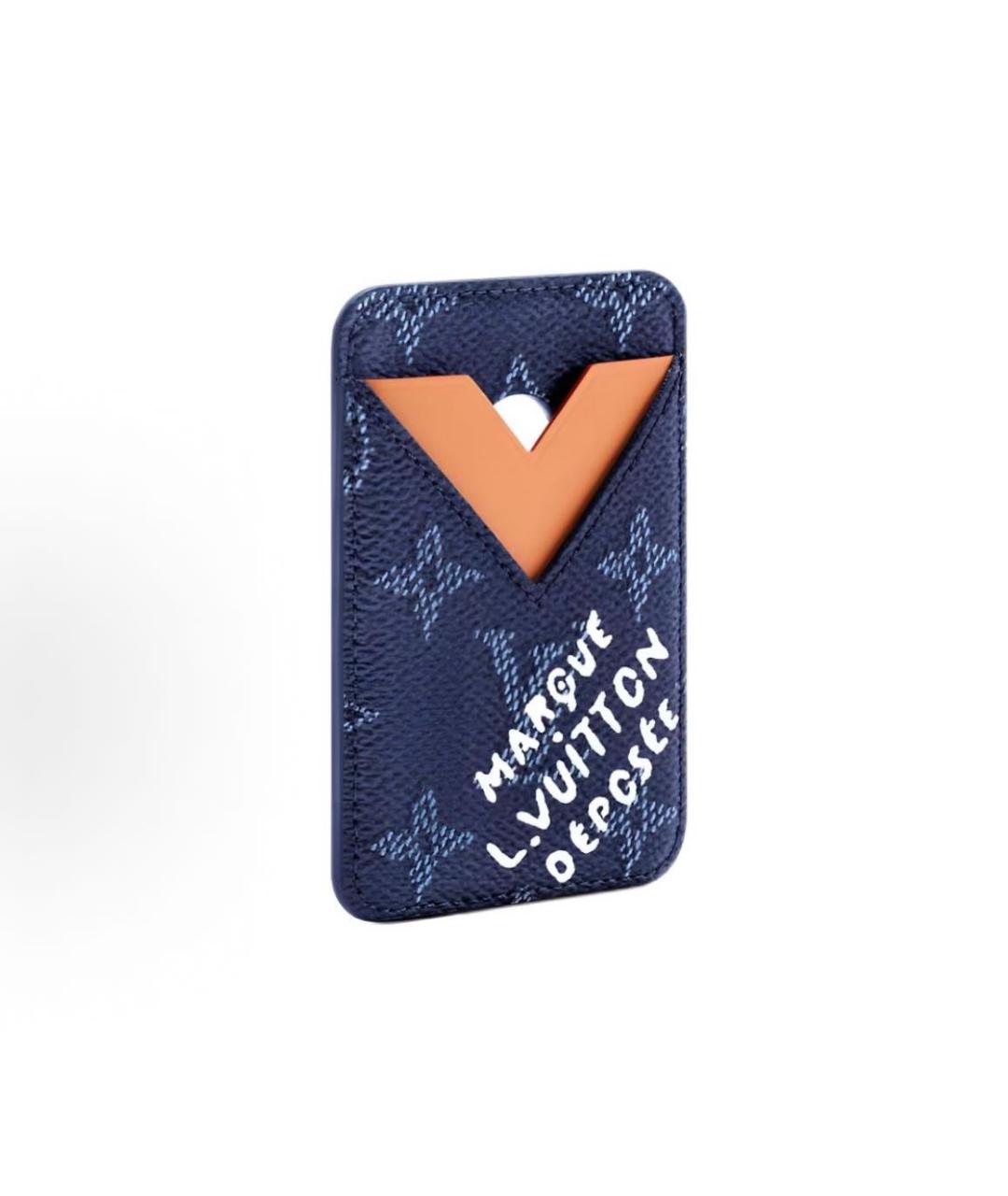 LOUIS VUITTON Темно-синий кардхолдер, фото 2