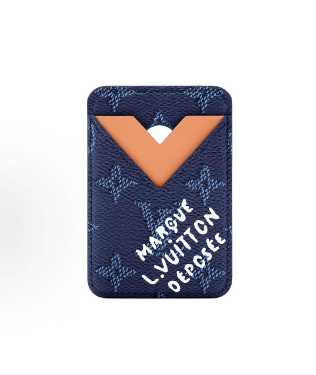 LOUIS VUITTON Темно-синий кардхолдер, фото 5