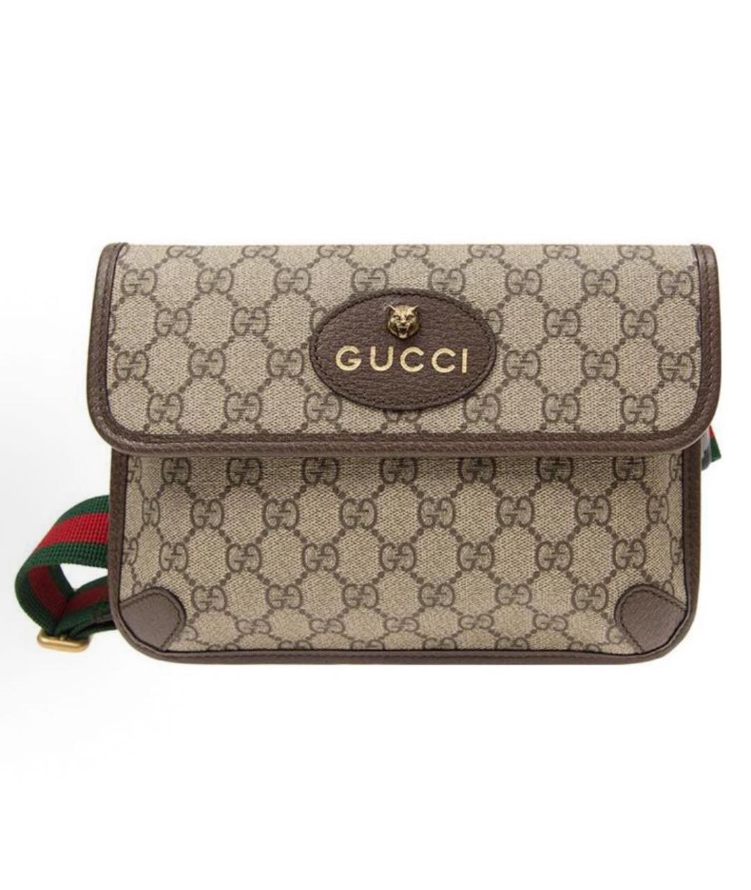 GUCCI Коричневая сумка через плечо, фото 4