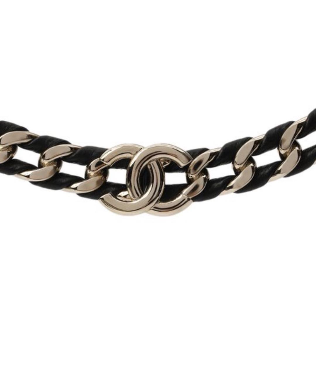 CHANEL Золотое металлическое колье, фото 2