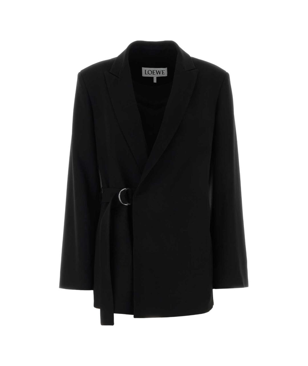 LOEWE Черный шерстяной жакет/пиджак, фото 1