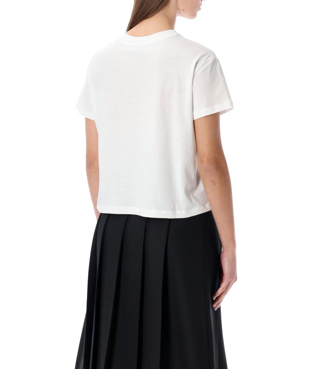 A.P.C. Белая хлопковая футболка, фото 2