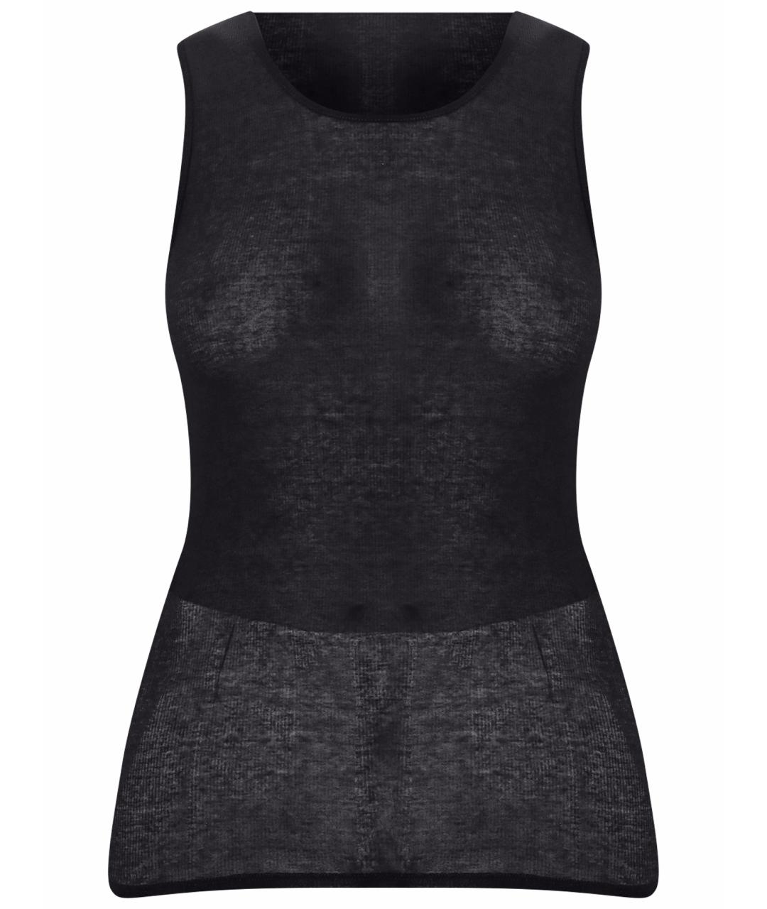 SOEUR Черная хлопковая майка, фото 1