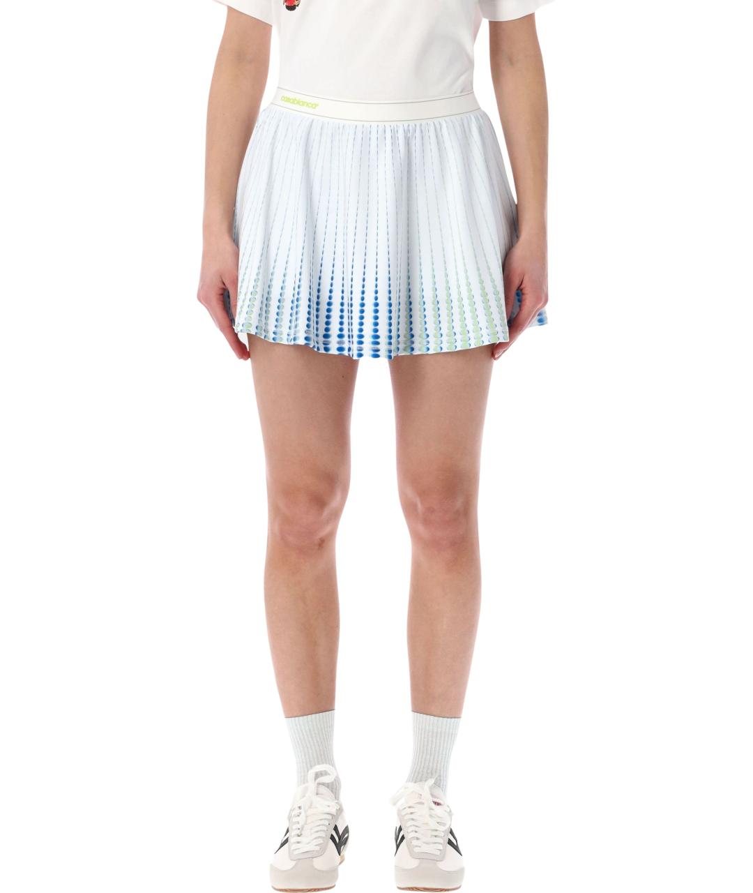 CASABLANCA Белая полиэстеровая юбка мини, фото 1