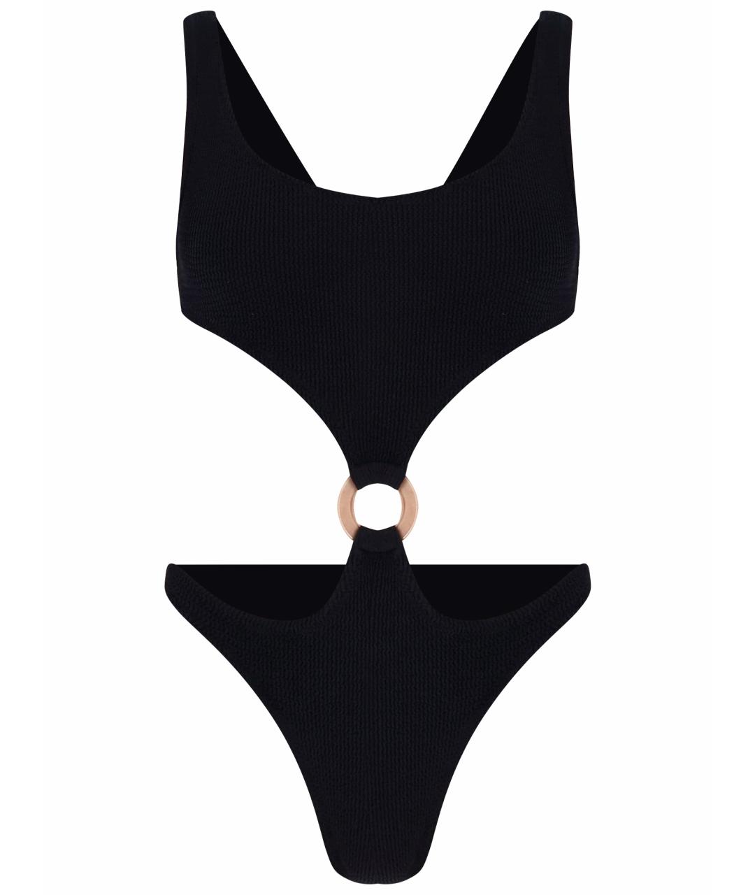 REINA OLGA Черный полиамидовый купальник, фото 1