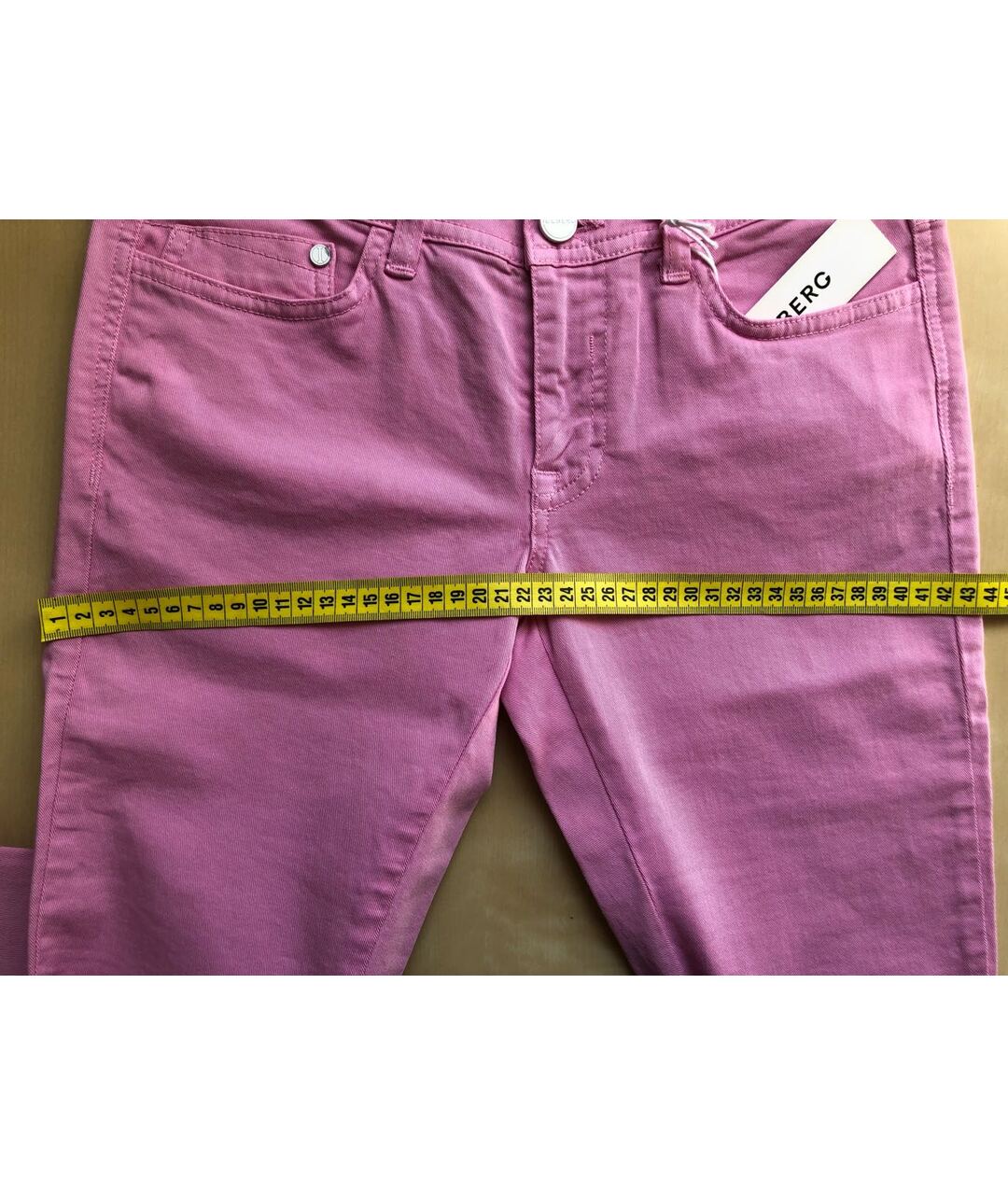 ICEBERG Розовые прямые джинсы, фото 7