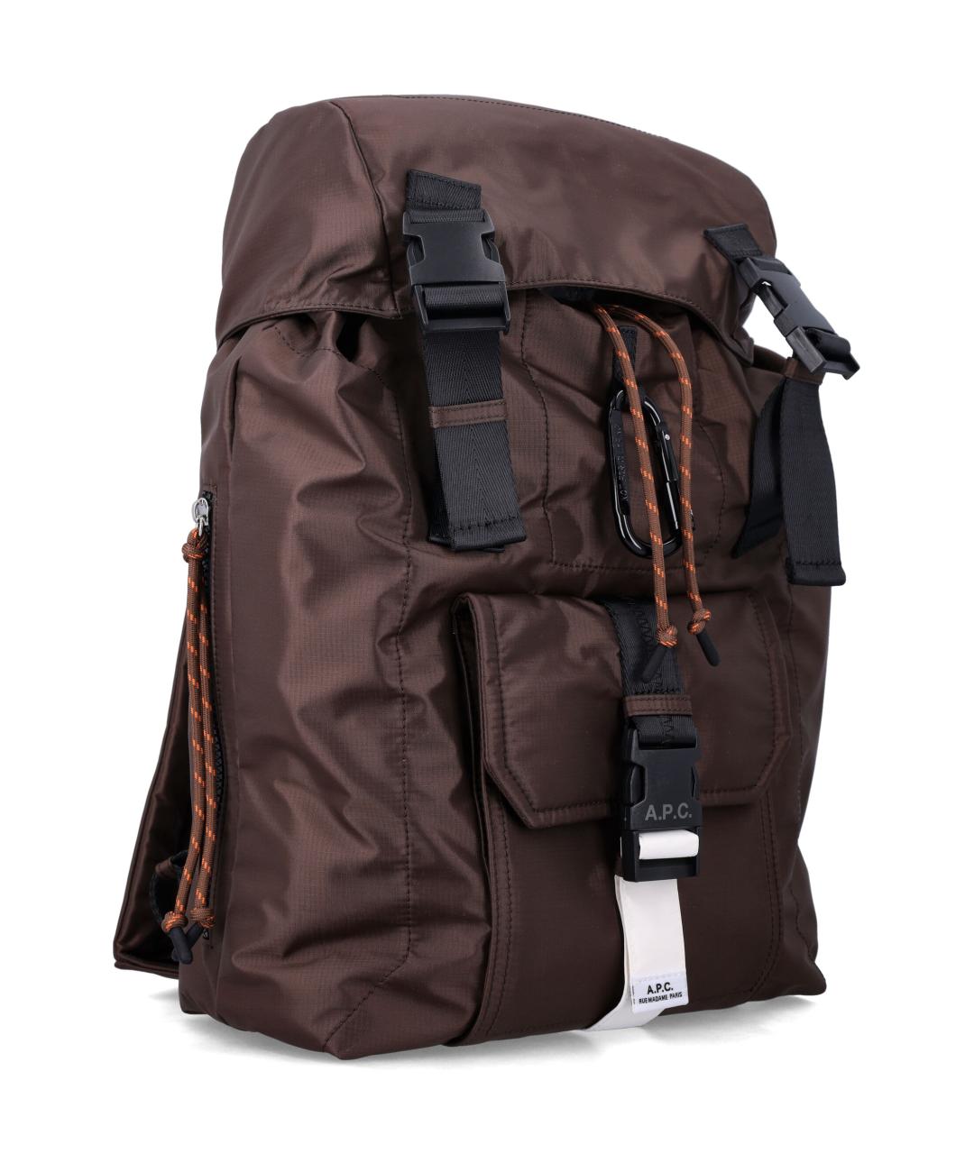 A.P.C. Коричневый рюкзак, фото 2
