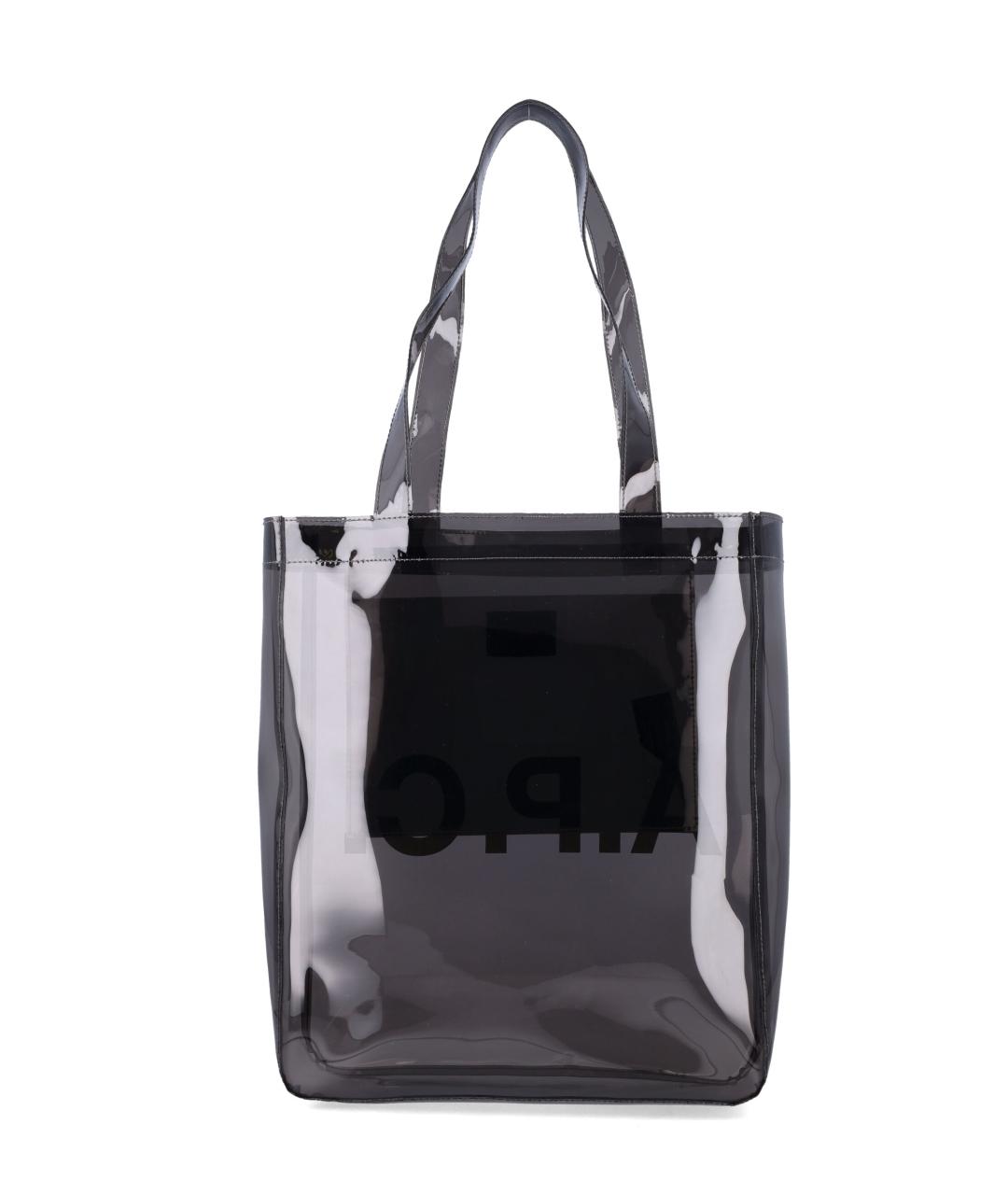 A.P.C. Антрацитовая сумка тоут из искусственной кожи, фото 3