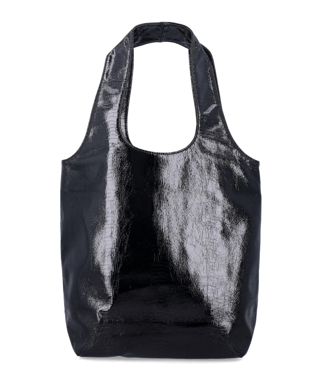 A.P.C. Черная сумка тоут из искусственной кожи, фото 3