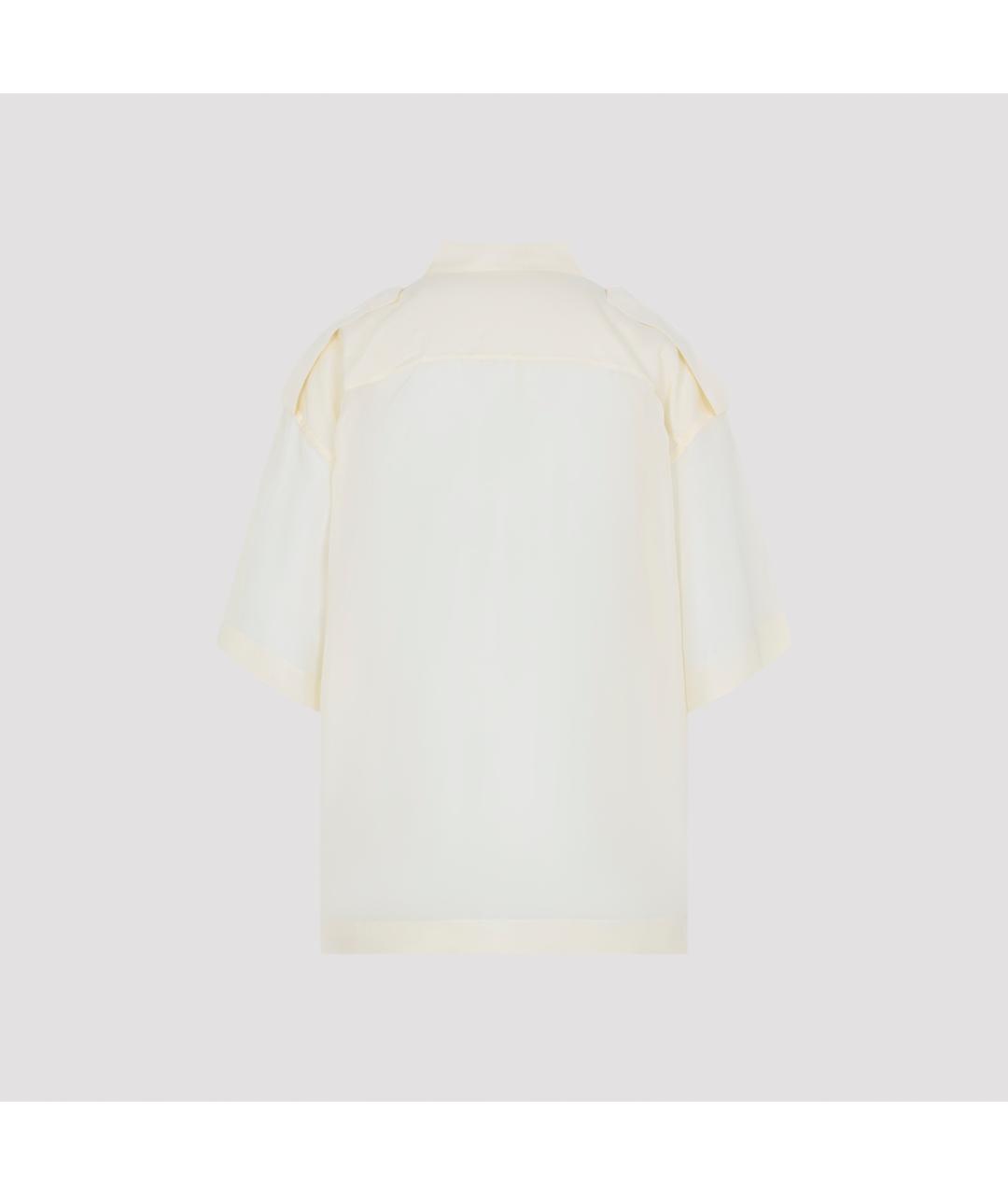 PHOEBE PHILO Белая шелковая рубашка, фото 3