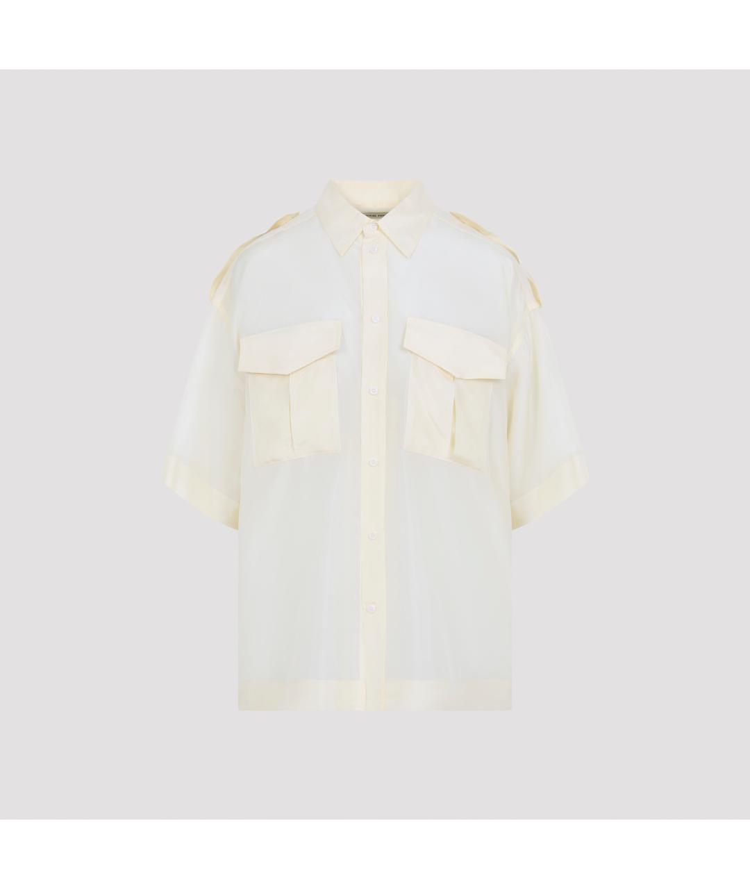 PHOEBE PHILO Белая шелковая рубашка, фото 2