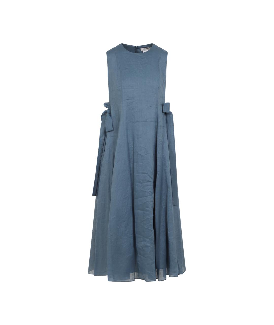'S MAX MARA Синее повседневное платье, фото 1