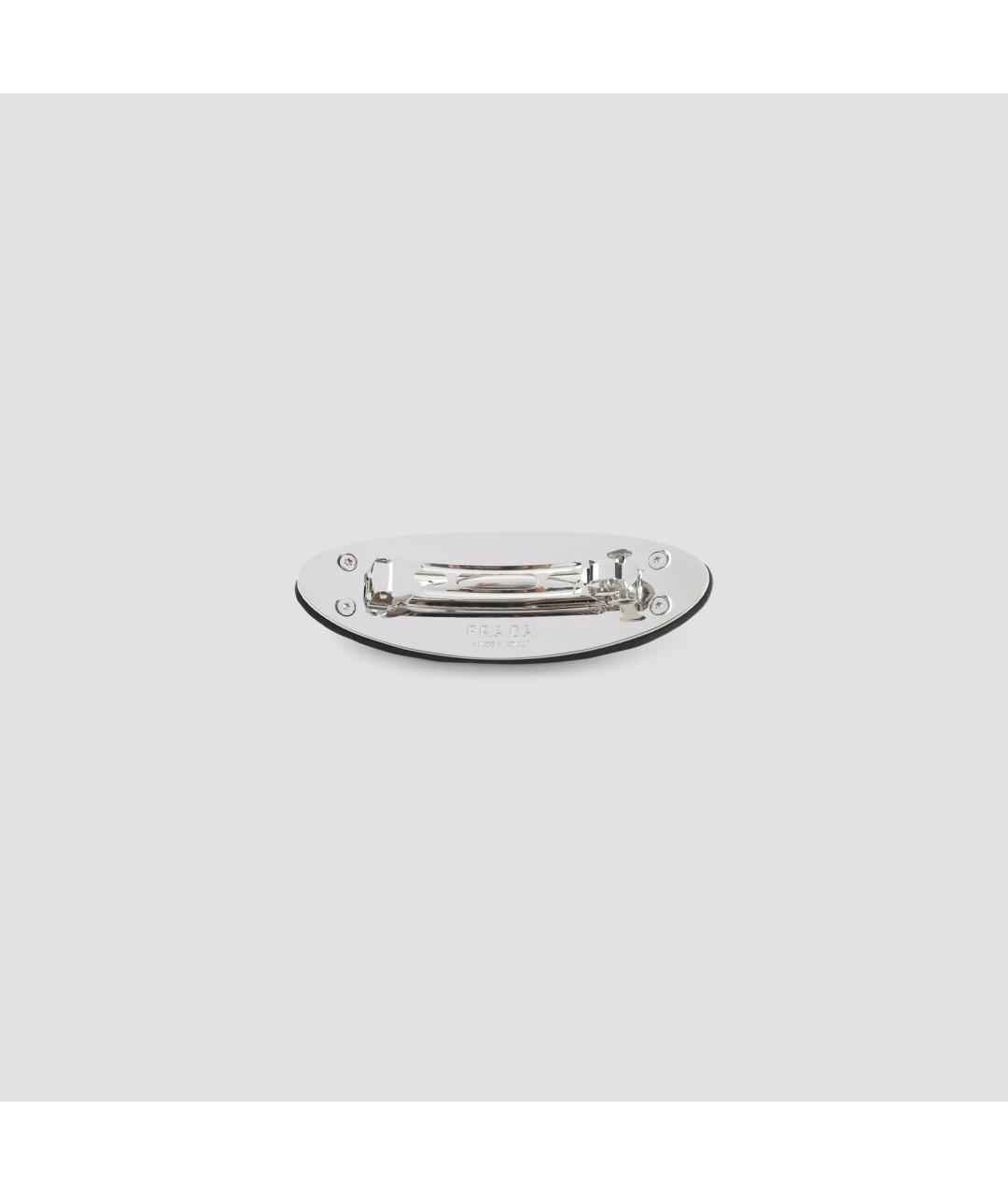 PRADA Черная заколка, фото 3