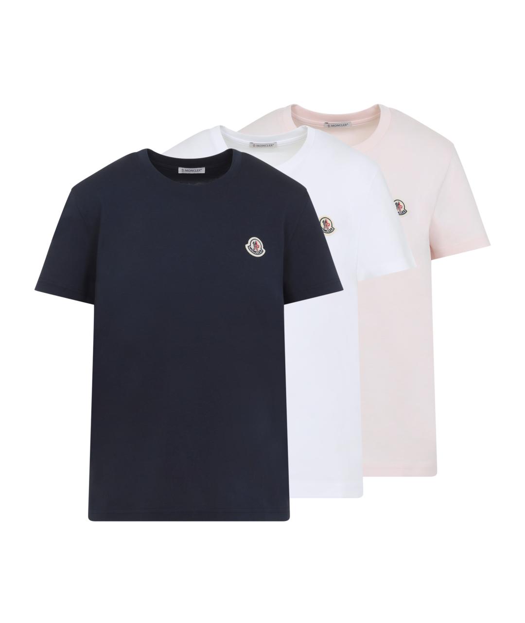 MONCLER Мульти хлопковая футболка, фото 1