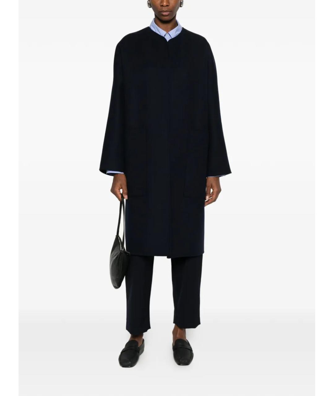 THE ROW Темно-синее кашемировое пальто, фото 2