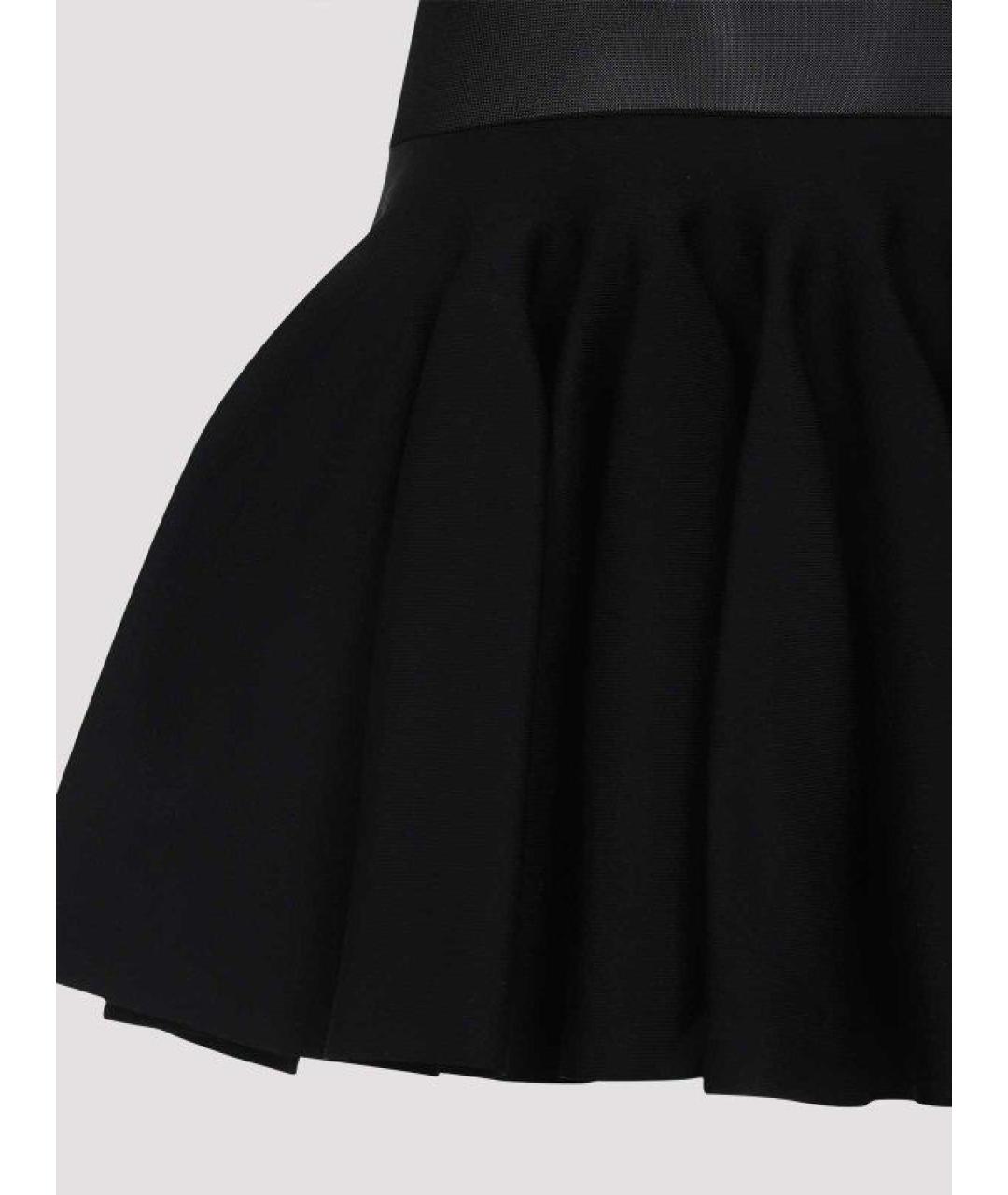 ALAIA Черное полиамидовое коктейльное платье, фото 3