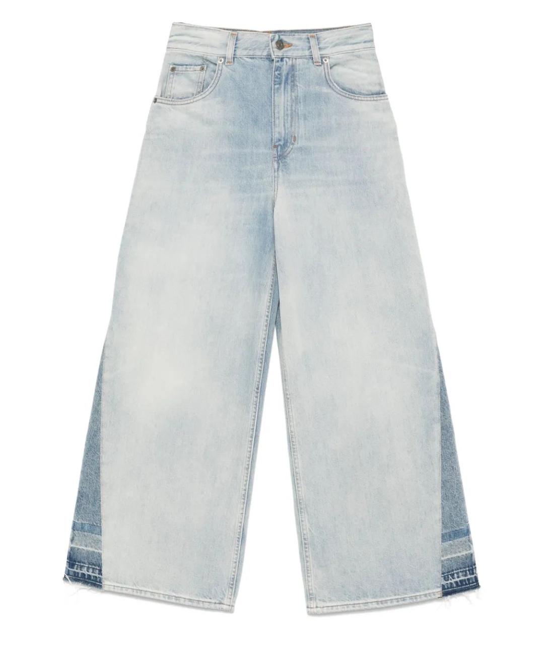 CHLOE Синие хлопковые прямые джинсы, фото 1