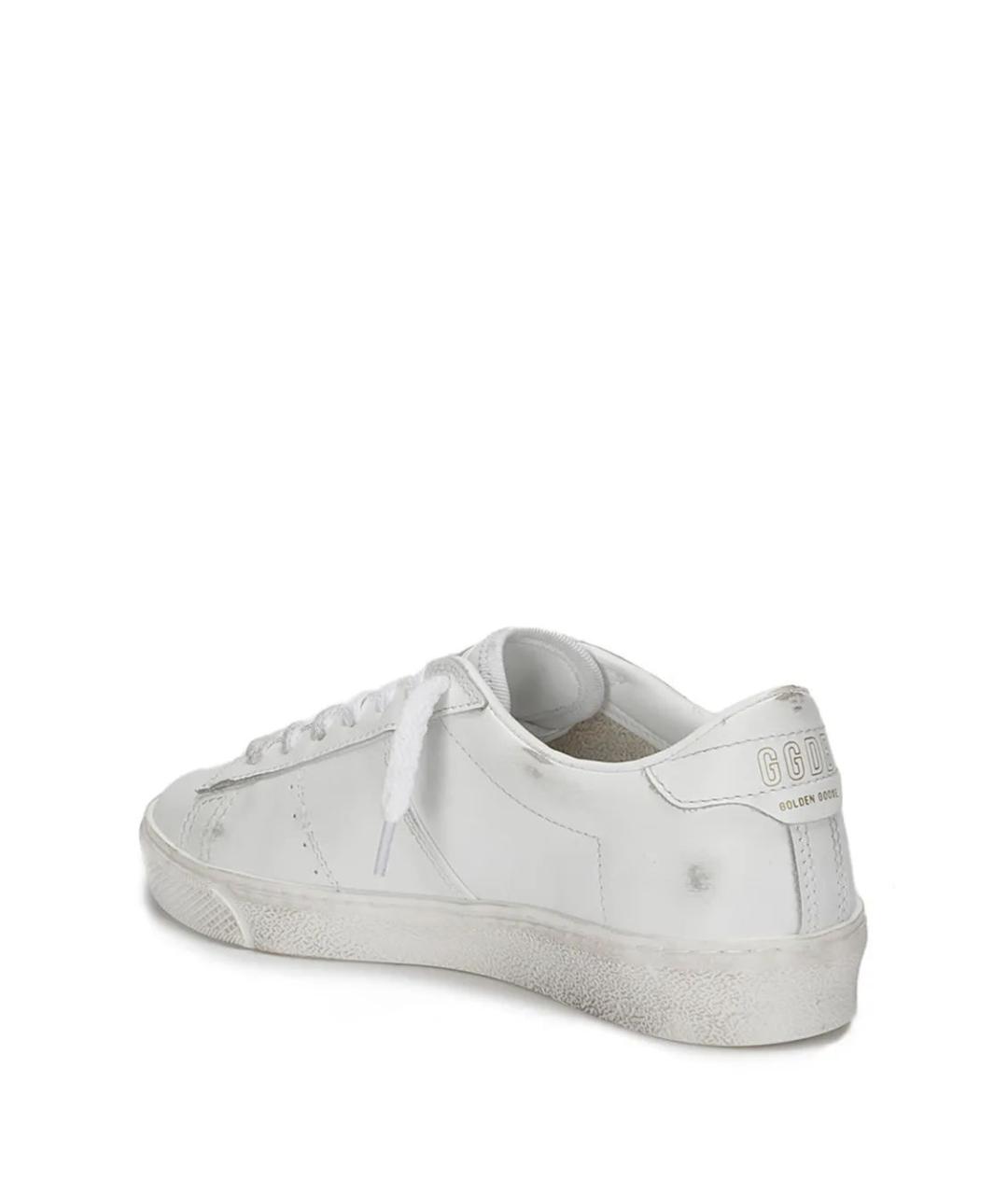 GOLDEN GOOSE DELUXE BRAND Белые кожаные кеды, фото 3