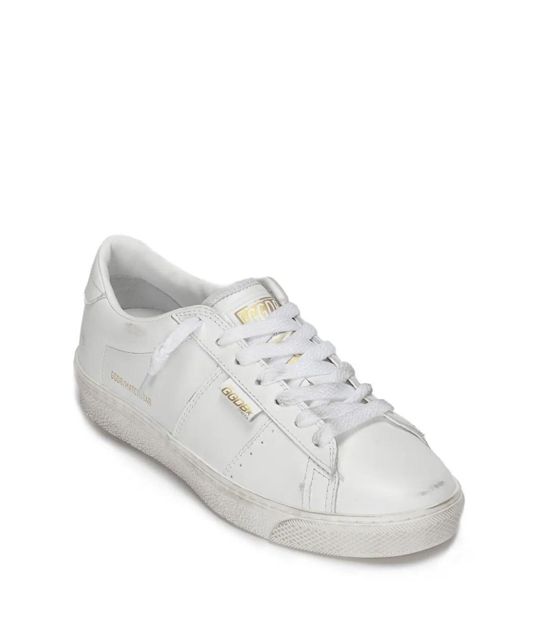 GOLDEN GOOSE DELUXE BRAND Белые кожаные кеды, фото 2