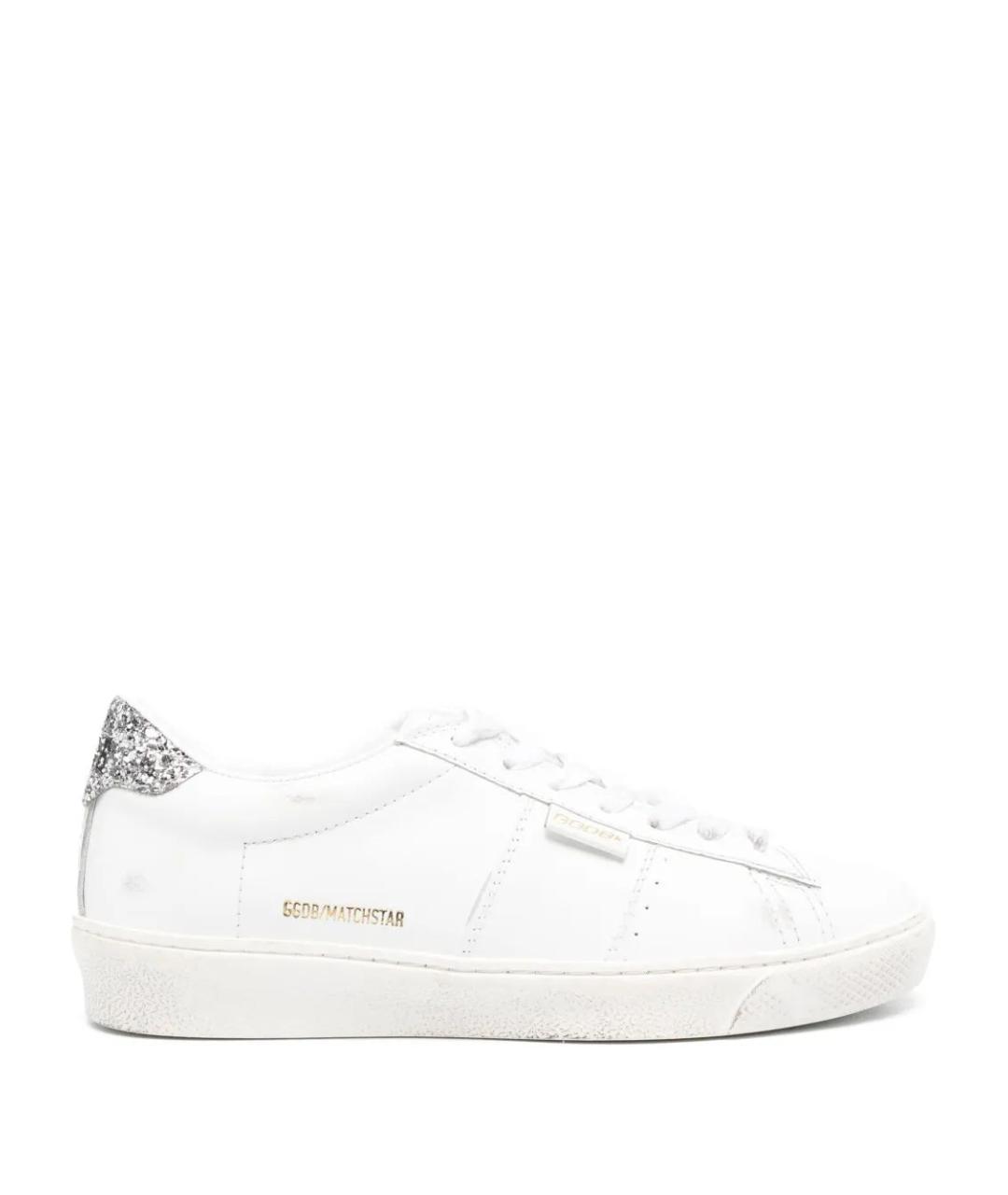 GOLDEN GOOSE DELUXE BRAND Белые кожаные кеды, фото 1