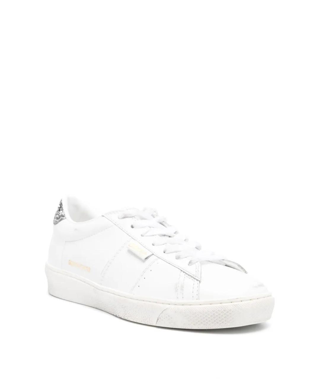 GOLDEN GOOSE DELUXE BRAND Белые кожаные кеды, фото 2