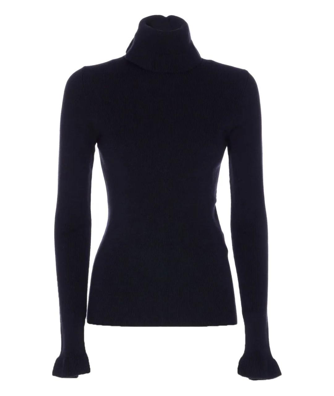 CHLOE Темно-синяя шерстяная водолазка, фото 1
