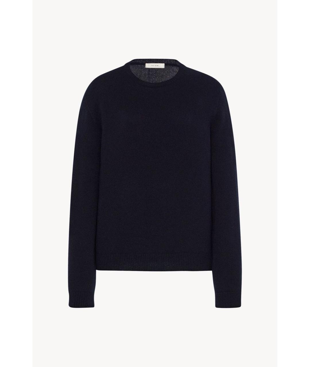 THE ROW Темно-синий кашемировый джемпер / свитер, фото 1