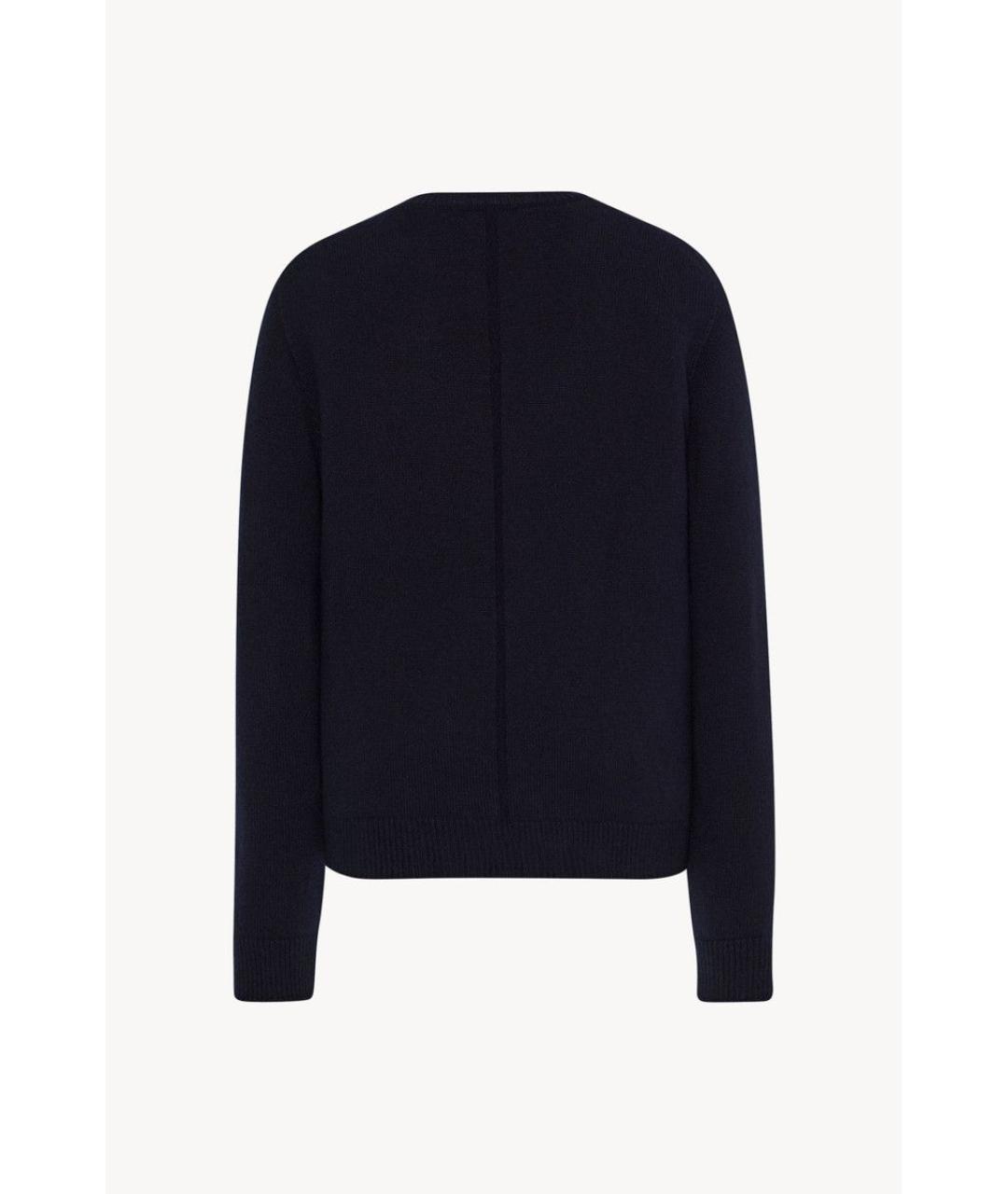 THE ROW Темно-синий кашемировый джемпер / свитер, фото 2