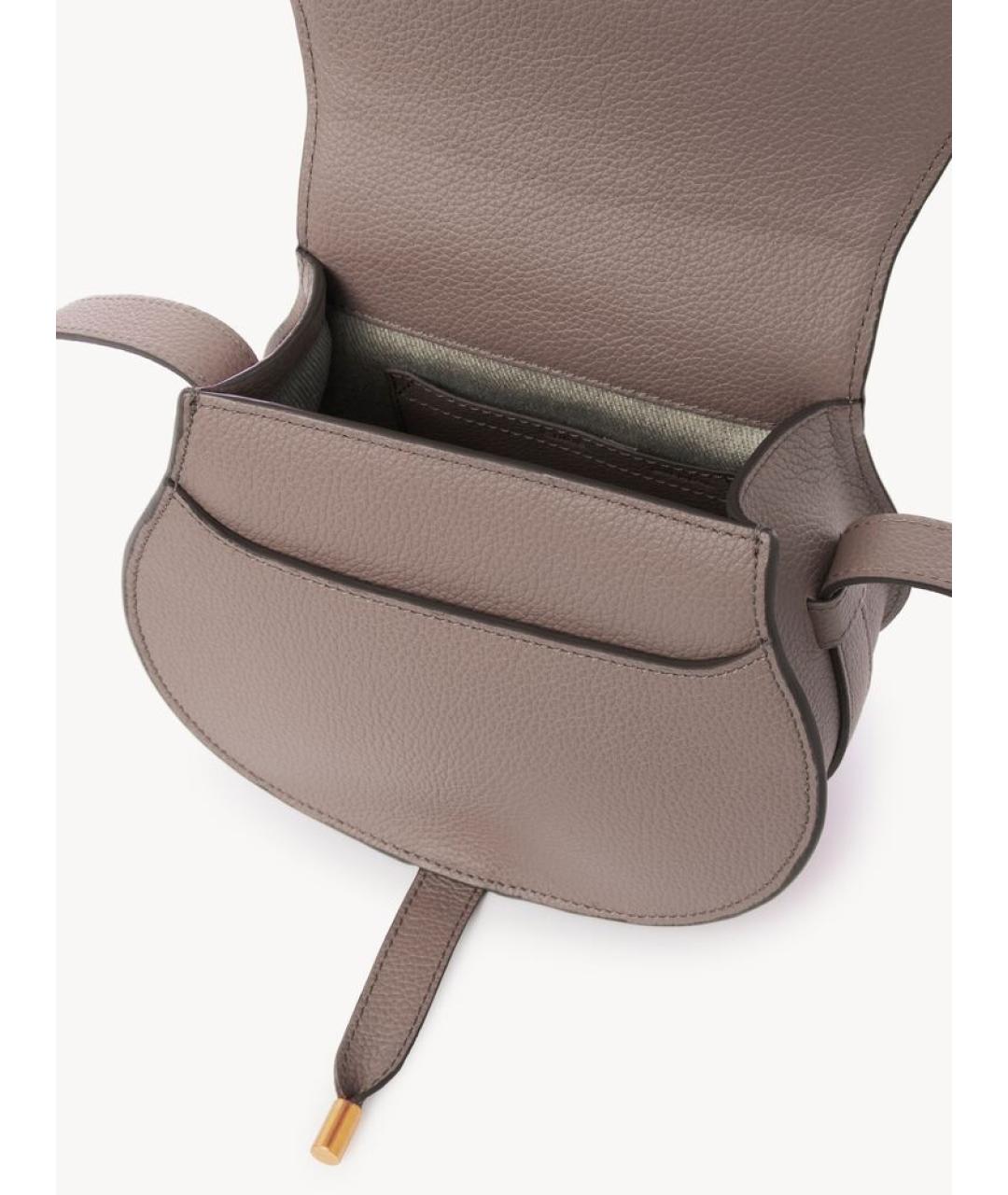 CHLOE Фиолетовая кожаная сумка через плечо, фото 4