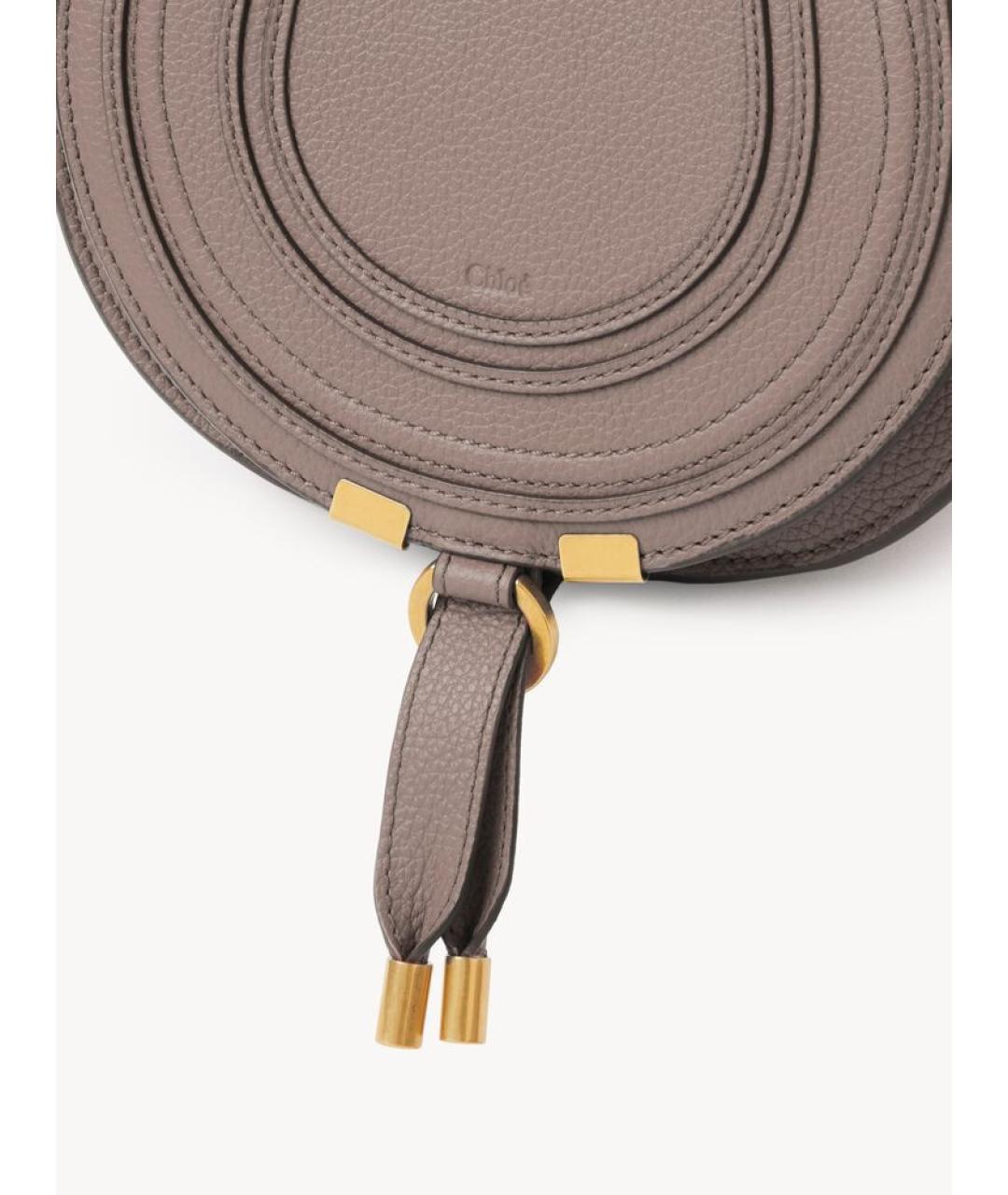 CHLOE Фиолетовая кожаная сумка через плечо, фото 5