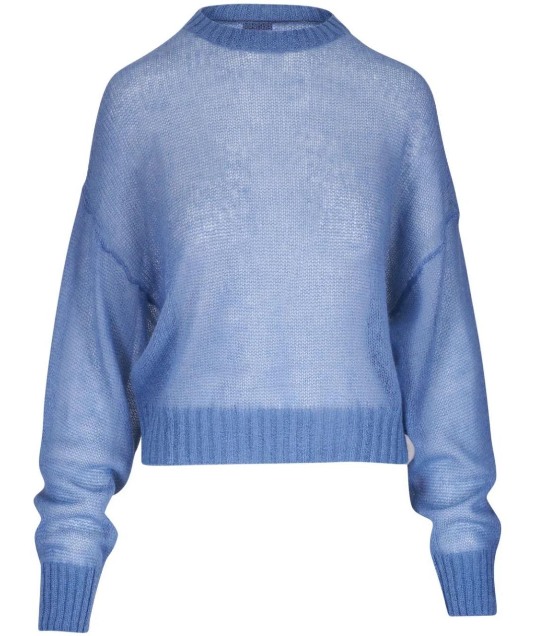 BRUNELLO CUCINELLI Синий шерстяной джемпер / свитер, фото 1