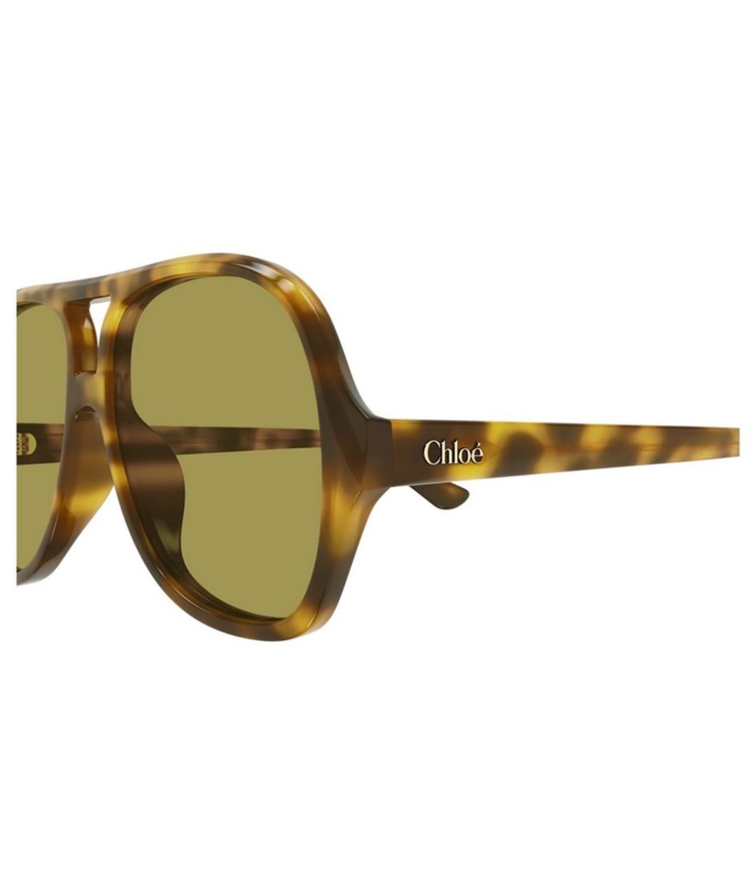 CHLOE Мульти пластиковые солнцезащитные очки, фото 3