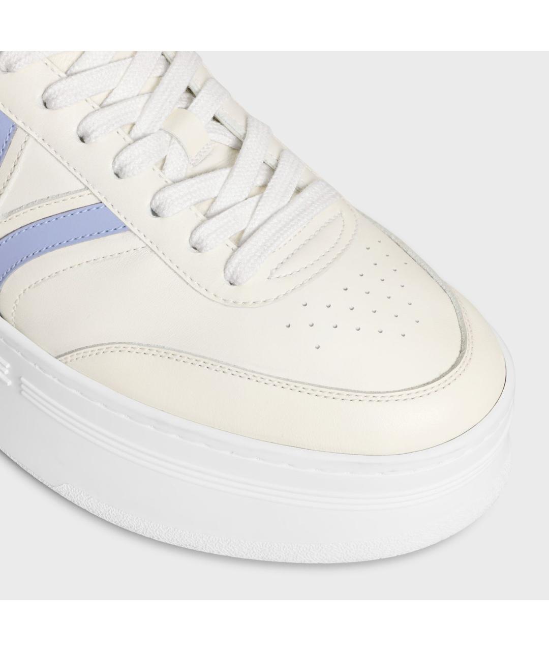 CELINE Синие кожаные кроссовки, фото 4