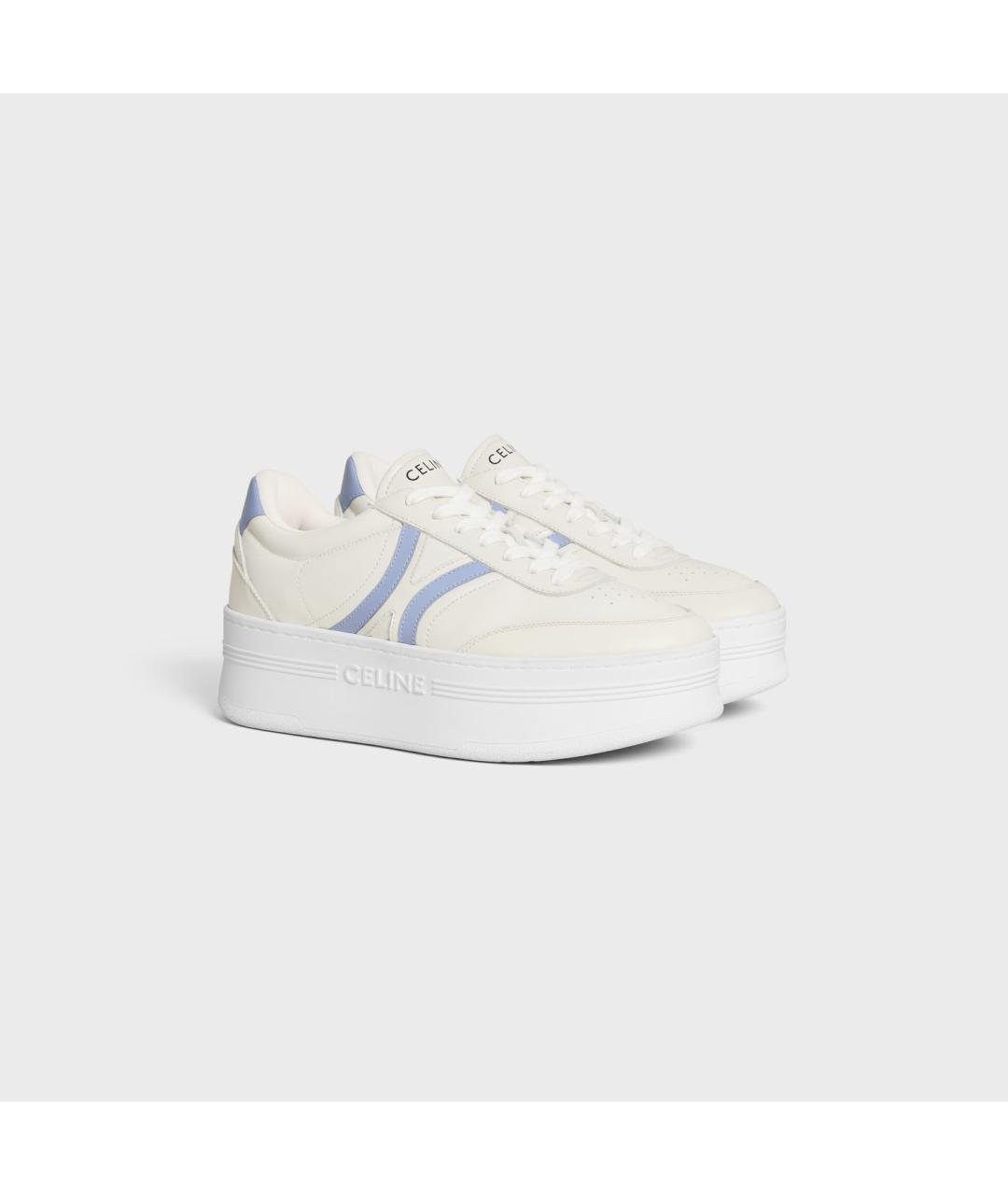 CELINE Синие кожаные кроссовки, фото 2