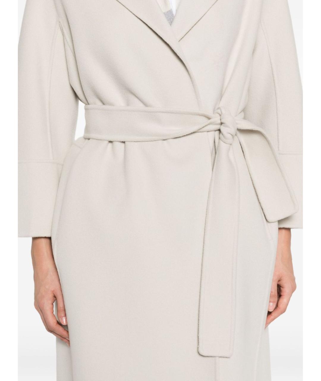 'S MAX MARA Бежевое шерстяное пальто, фото 2