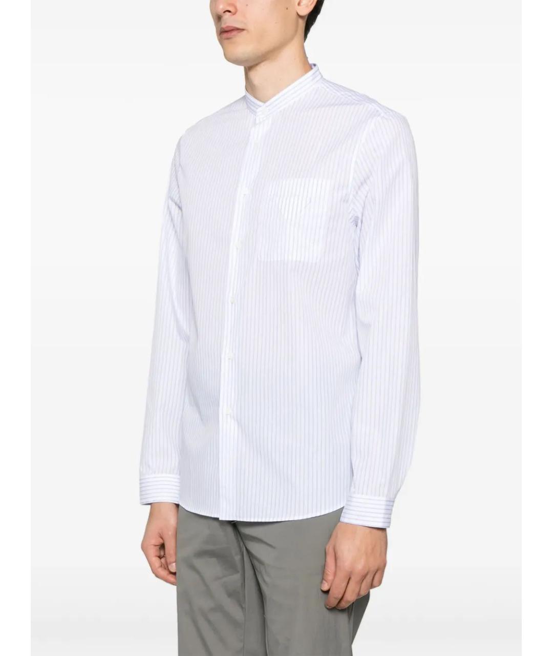 PRADA Белая хлопковая классическая рубашка, фото 3