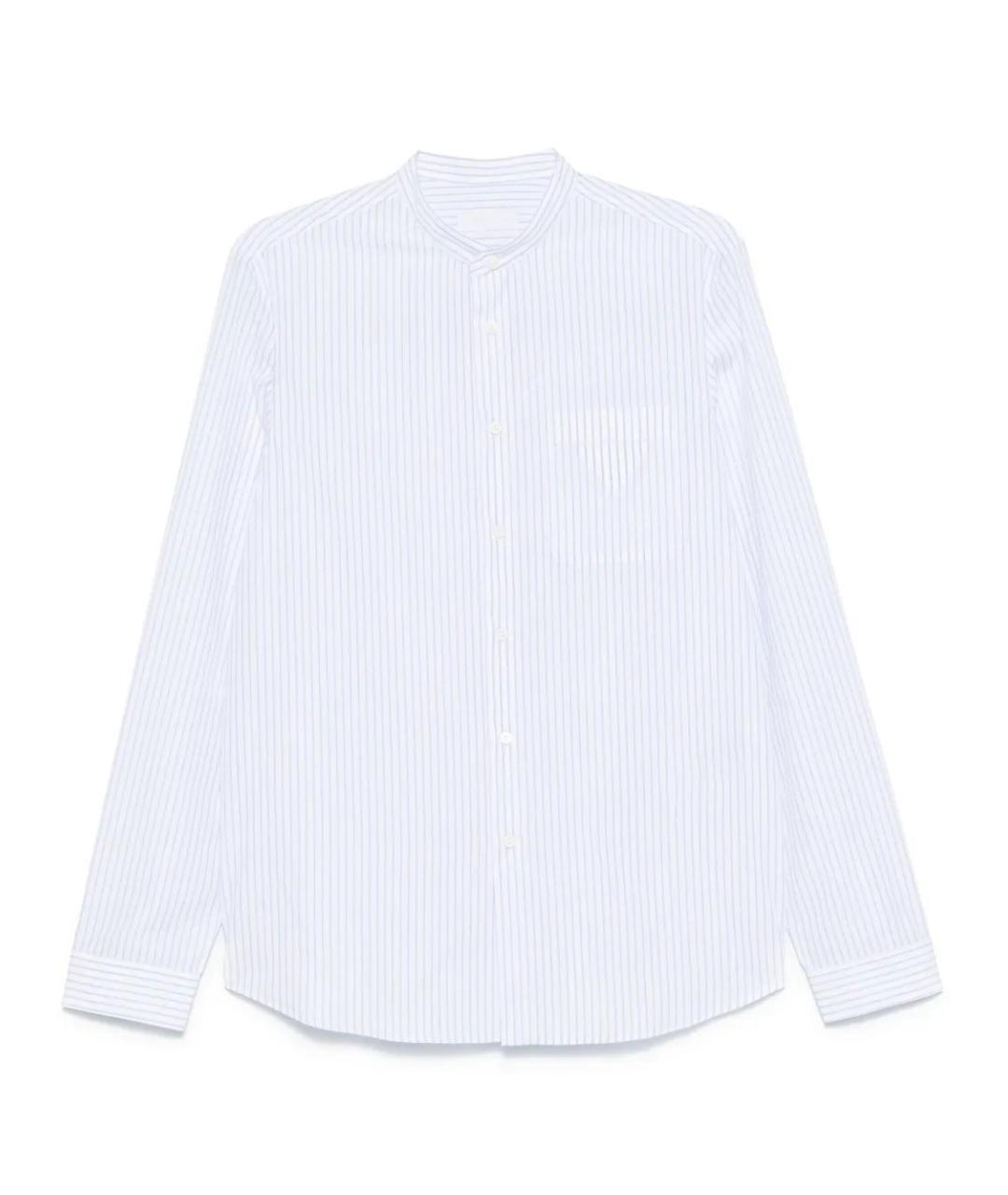 PRADA Белая хлопковая классическая рубашка, фото 1